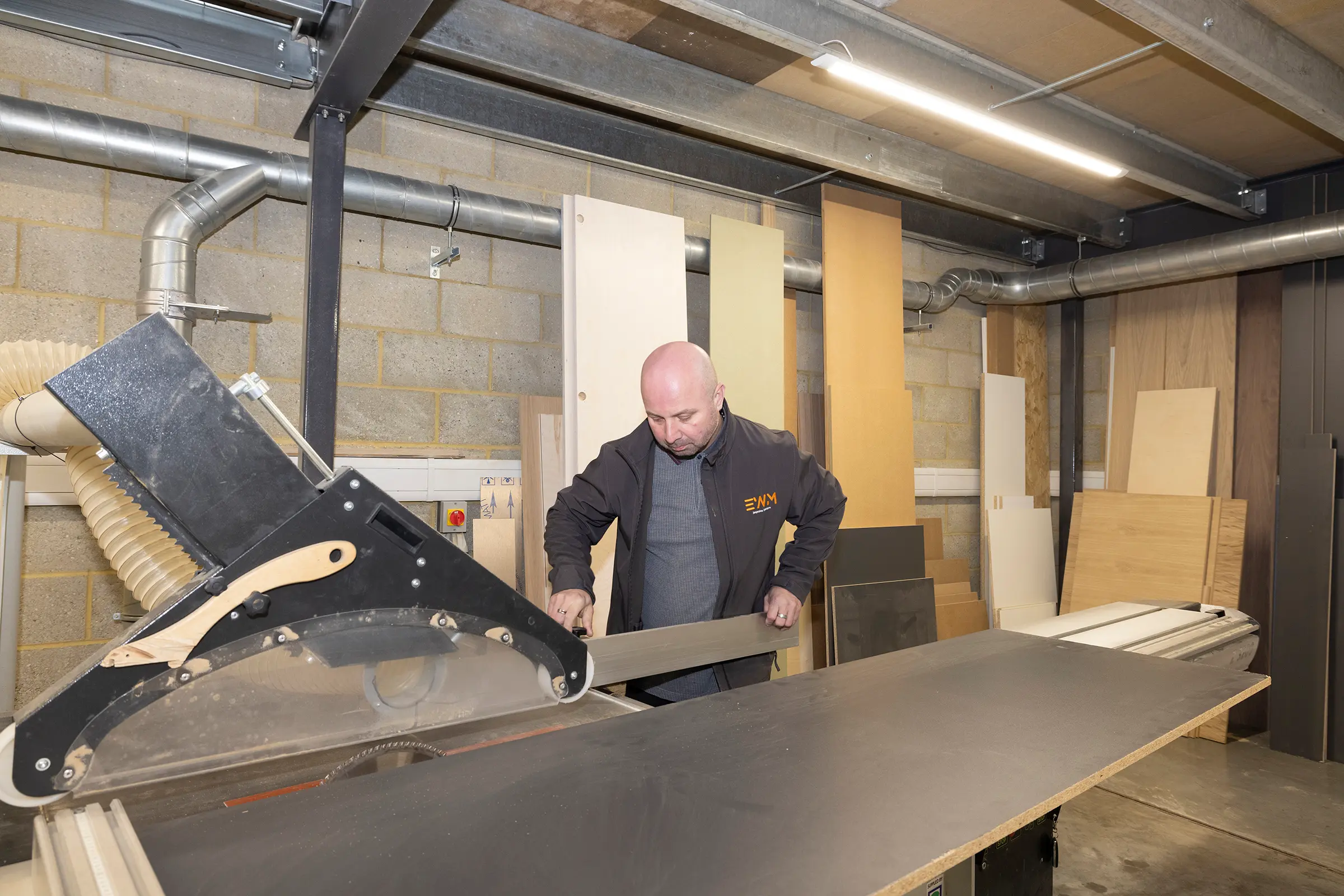 A photo showing the work done in the workshop