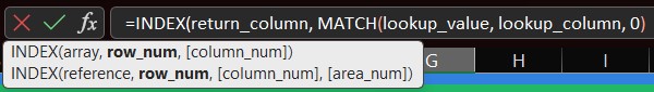 XLOOKUP vs INDEX/MATCH - An Excel Formula Faceoff