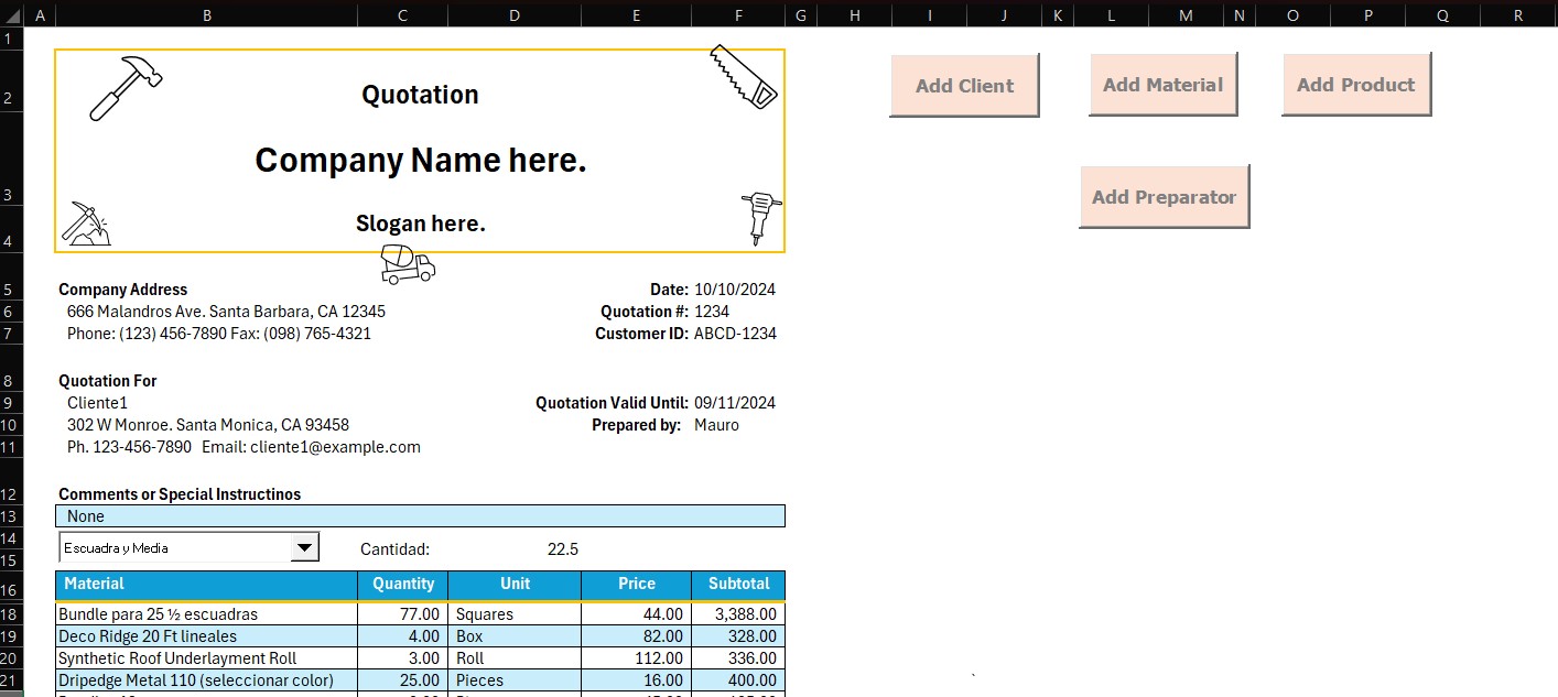 Beyond Excel Formulas: Build an Effortless Quotation System [Tutorial].