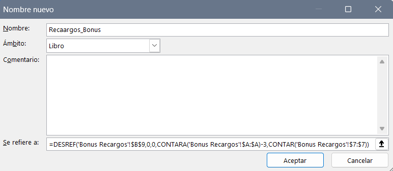 Actualizador Dinámico de Impuestos. Parte 2: Método Alternativo para Recargos en Excel.