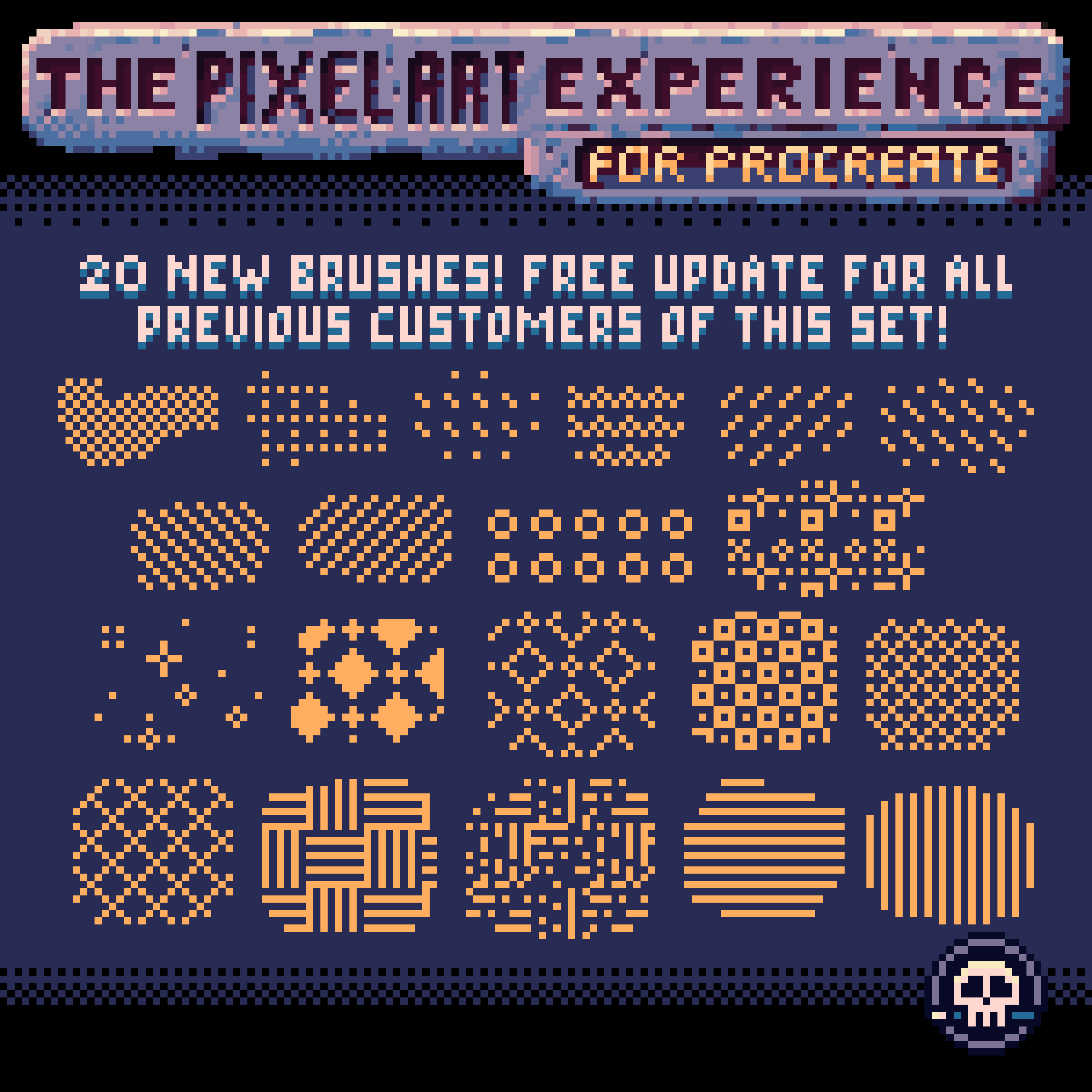 PIXEL PROCREATE BRUSH KIT image 3