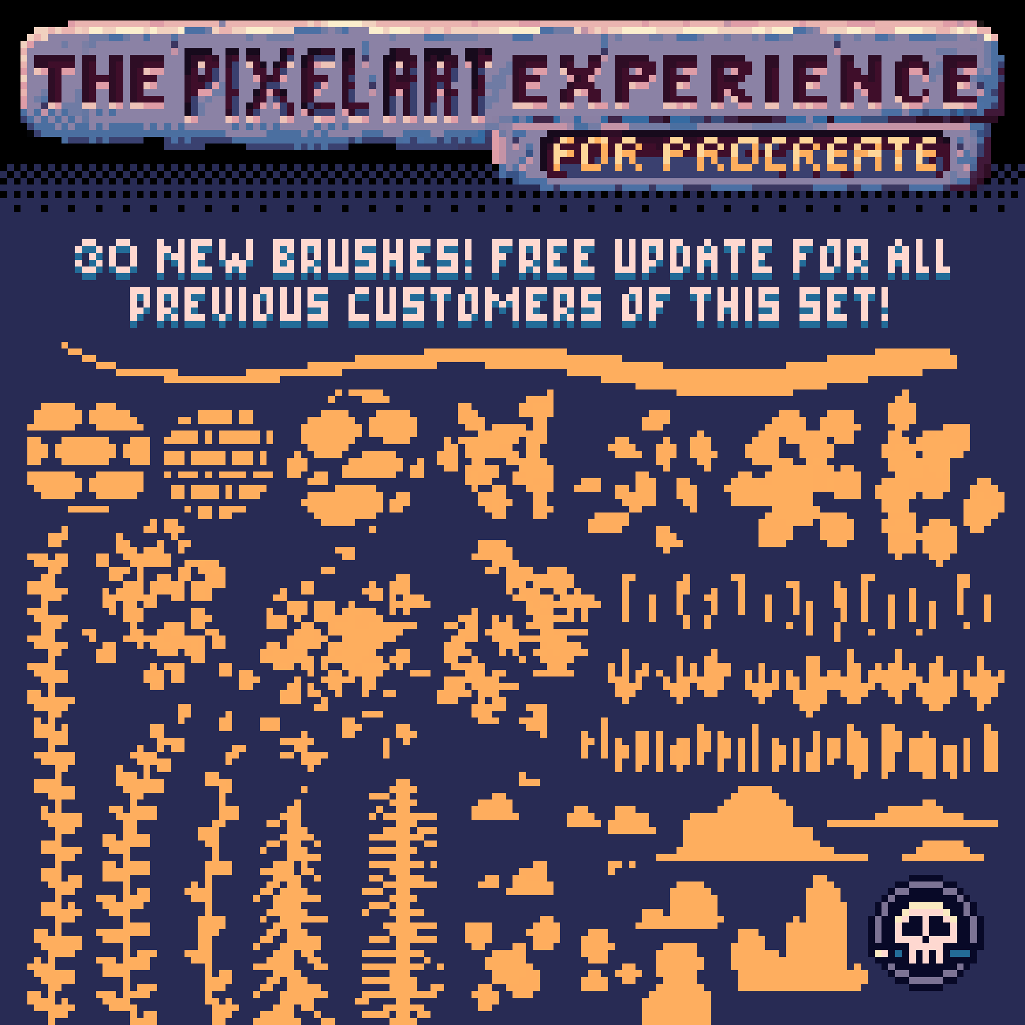 PIXEL PROCREATE BRUSH KIT image 2