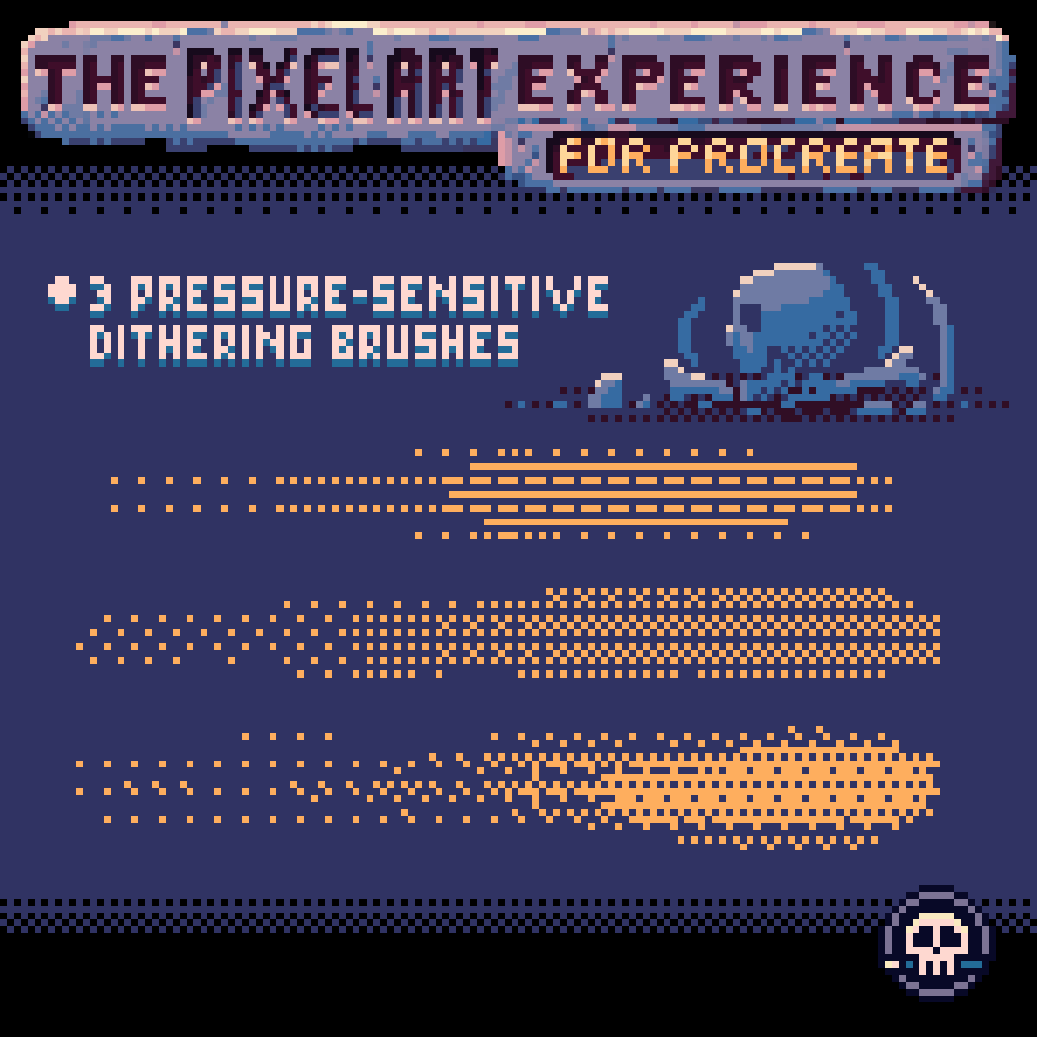 PIXEL PROCREATE BRUSH KIT image 4