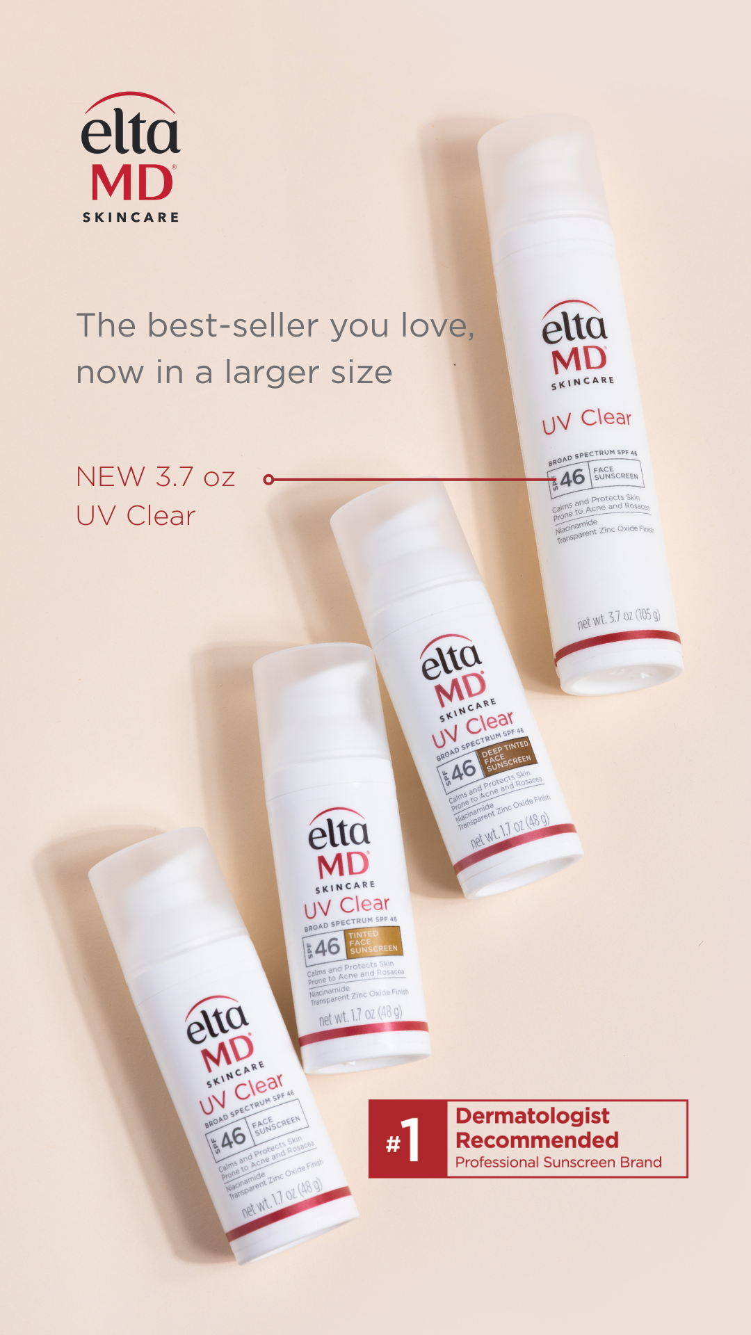 Announcement Story: UV Clear NEW 3.7 oz Size