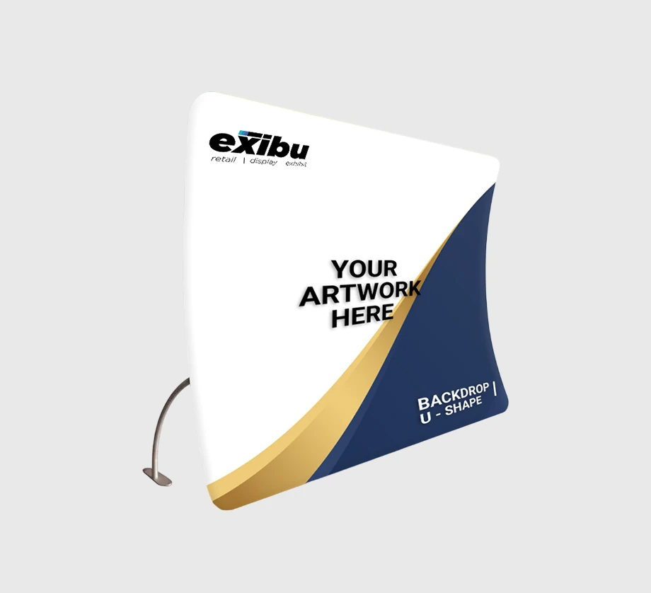 U-Shape Backdrops for Stunning and Immersive Event Experiences (Size: 10ft x 7.5ft)