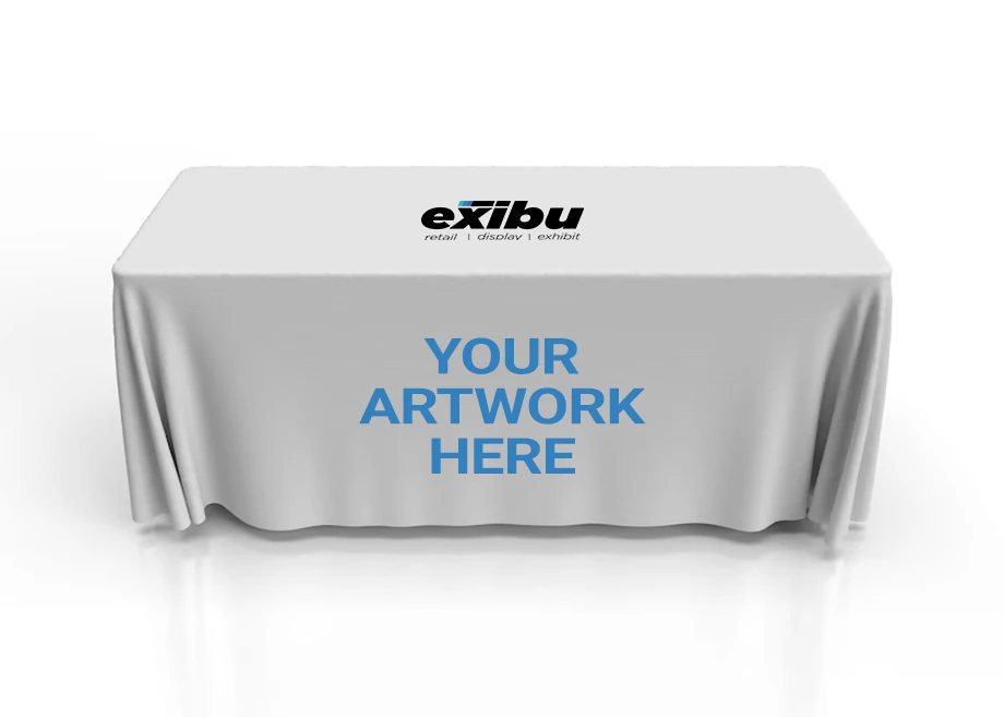 Custom Printed Fabric Table Cover Throw (4ft)
