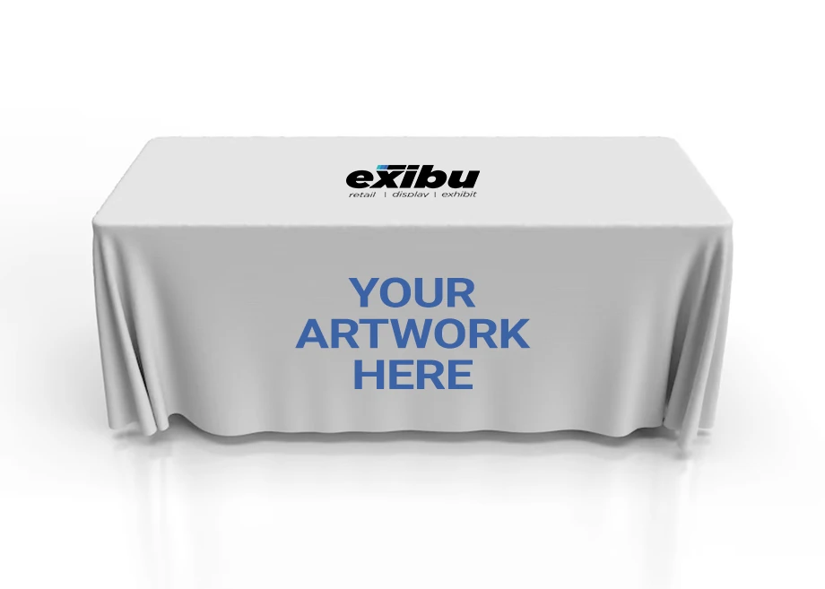 Custom Printed Fabric Table Cover Throw (8ft)