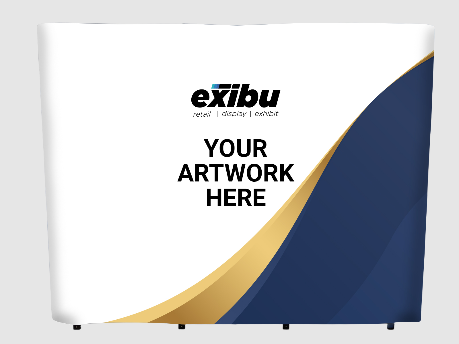 Pop Up Magnetic Backdrop Straight (3M)