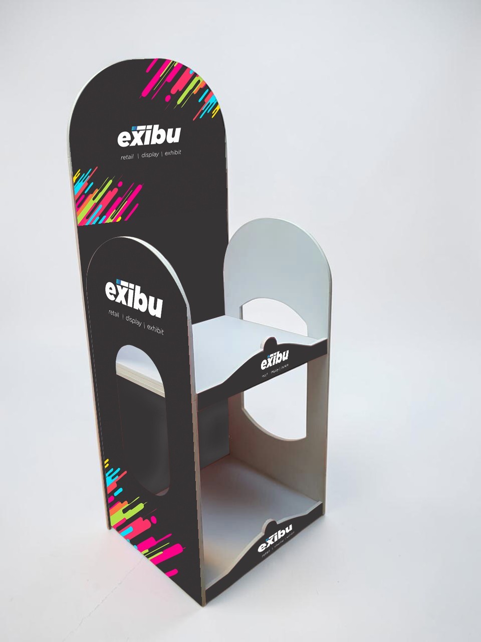 Exibu Archtall counter display