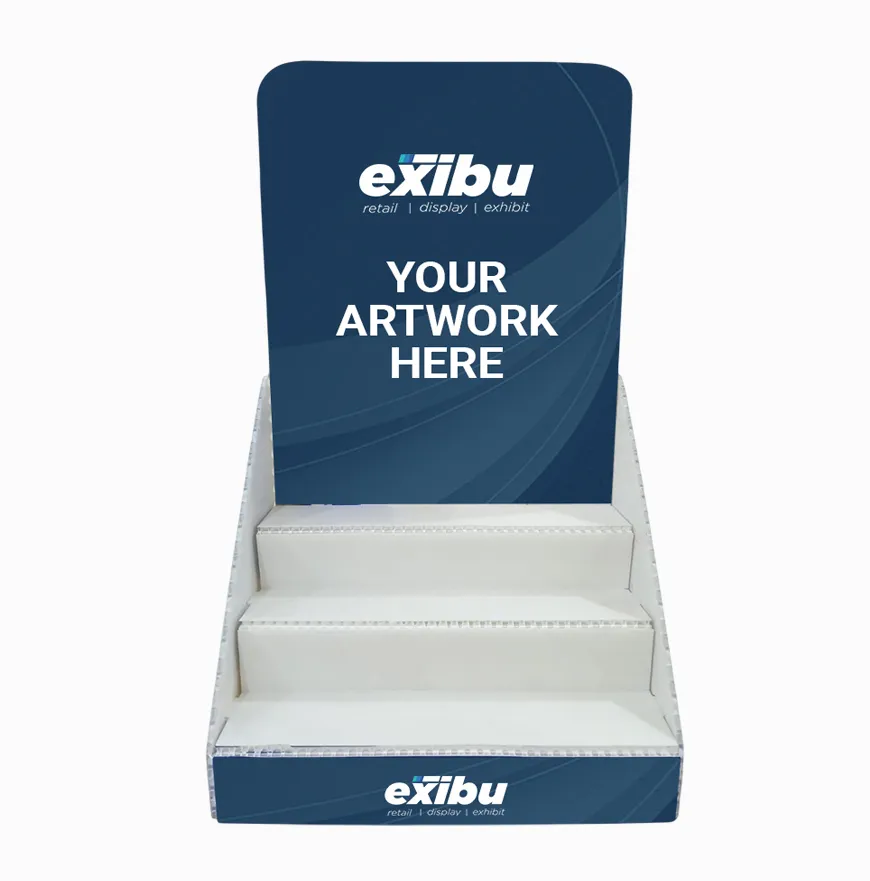 Exibu Retail Step-up Display stand