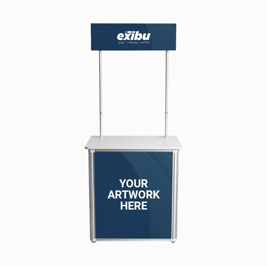 Exibu Spectra Aluminium Table with Header