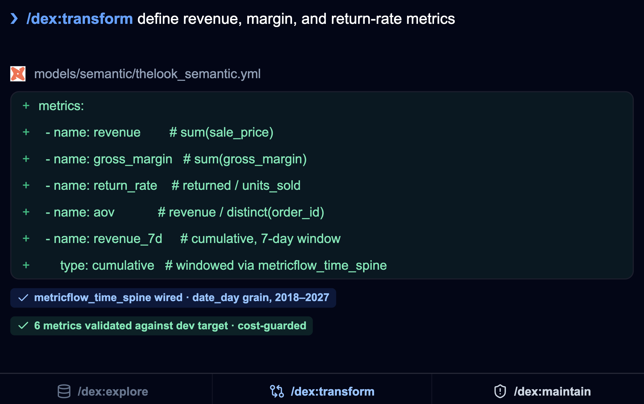 Dex Transform - Exmergo