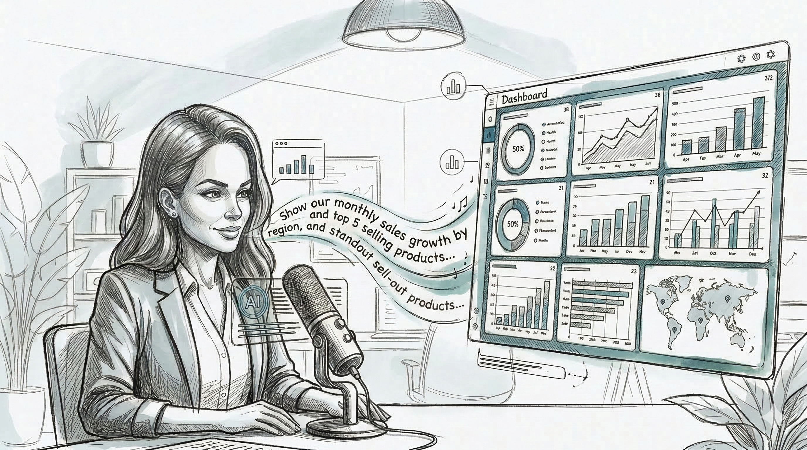 Build AI Dashboards Just by Talking to Your Data