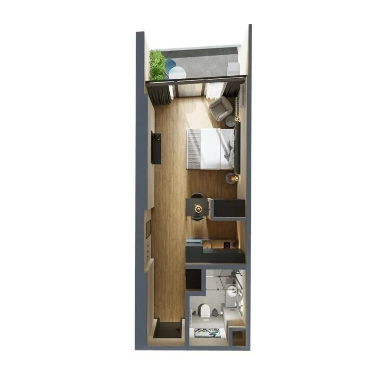 Zhiuli Shartava Ave, 9 · 35.7 m² · 6/6