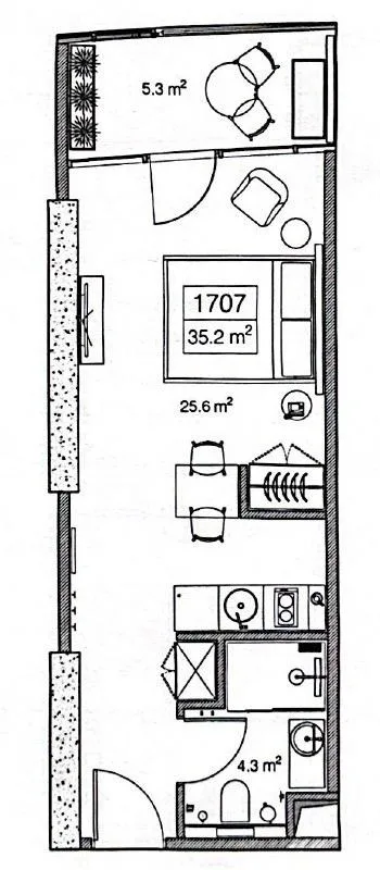Zhiuli Shartava Ave, 9 · 35.2 m² · 3/9