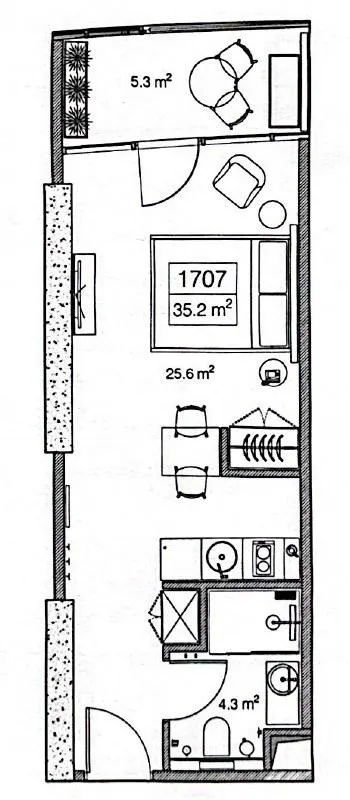 Zhiuli Shartava Ave, 9 · 35.2 m² · 3