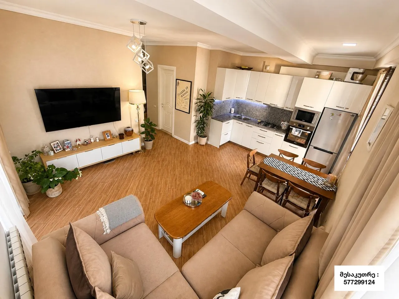 Gazapkhuli St · 65.2 m²