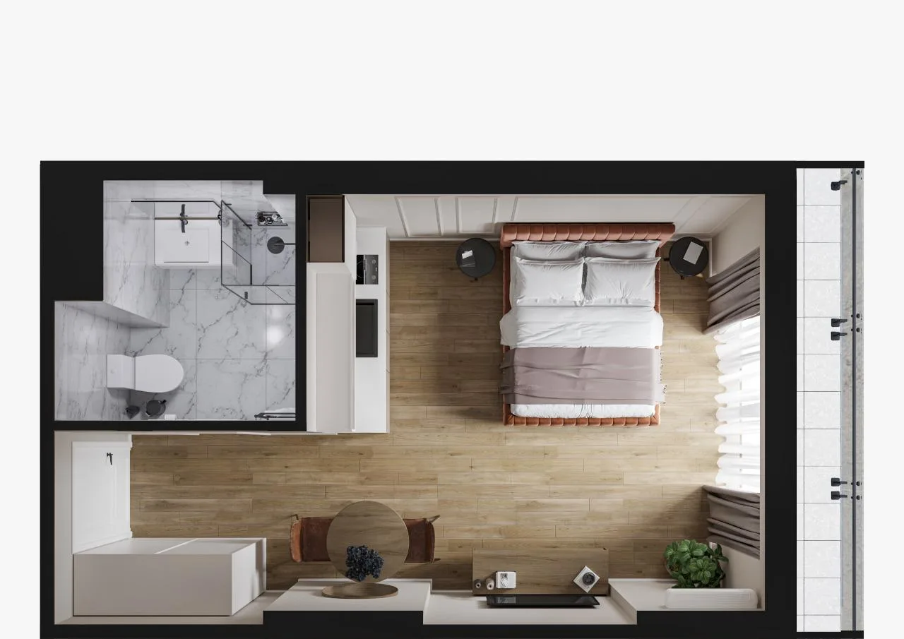 Grigol Lortkipanidze St, 2b · 62 m² · 7/12