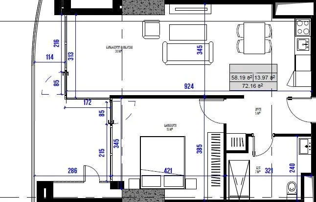 Petre Kavtaradze St, 22 · 72 m² · 3/6