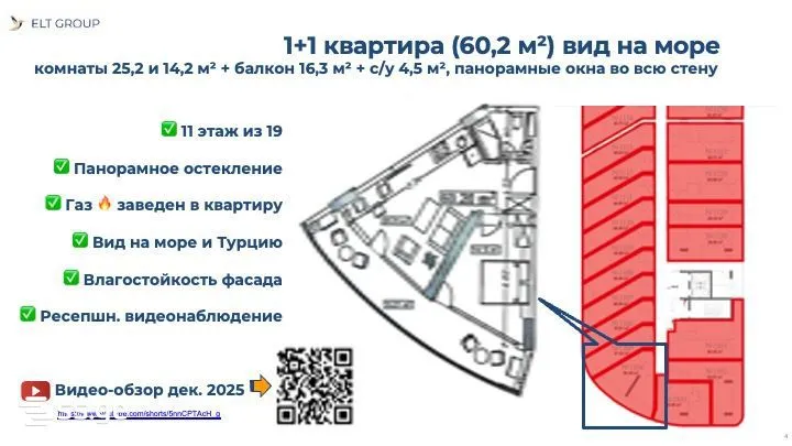 2 room Flat For Sale. Batumi · 10