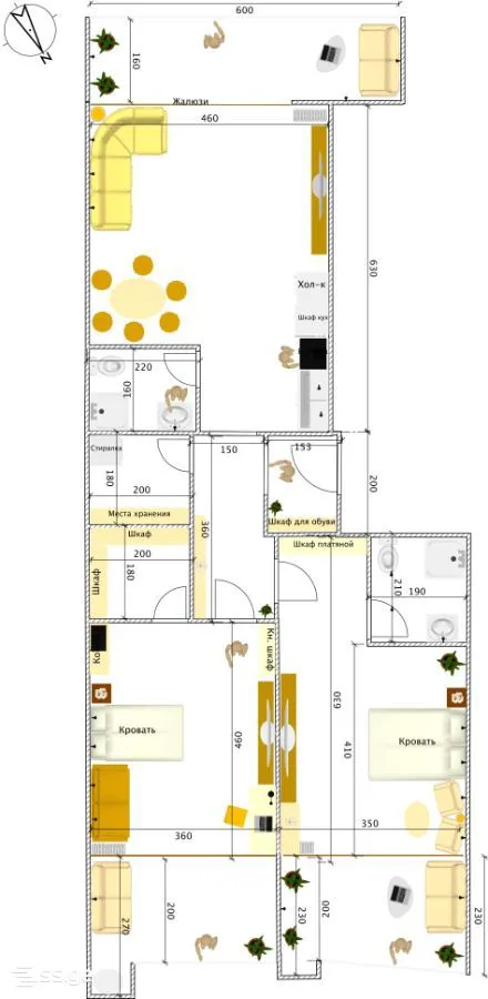 3 room Flat For Sale. Batumi · 12/12