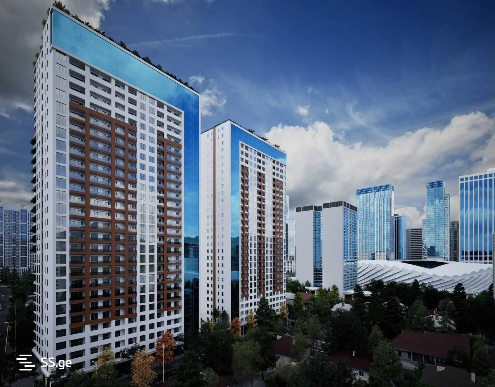 2 room Flat For Sale. Batumi · 5/12