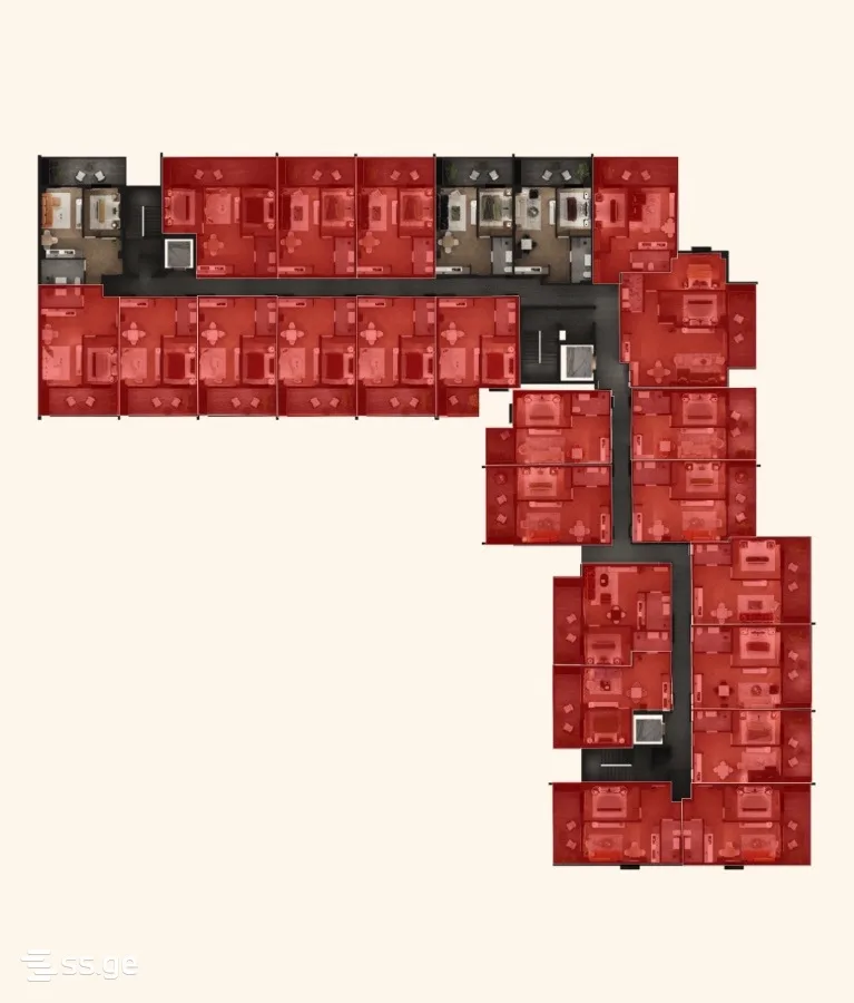 2 room Flat For Sale. Saburtalo · 11/12
