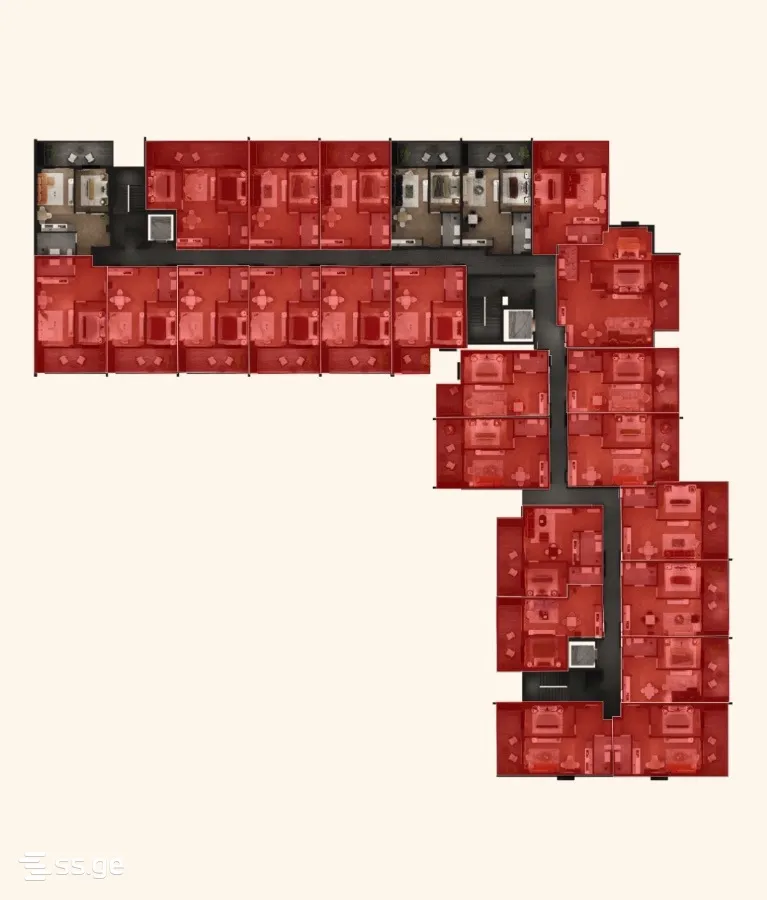 2 room Flat For Sale. Saburtalo · 11