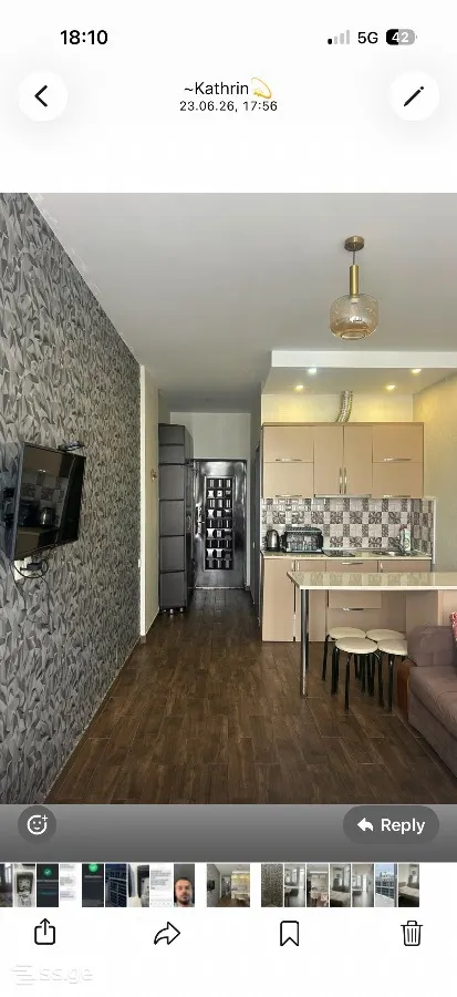 1 room Flat For Rent. Batumi
