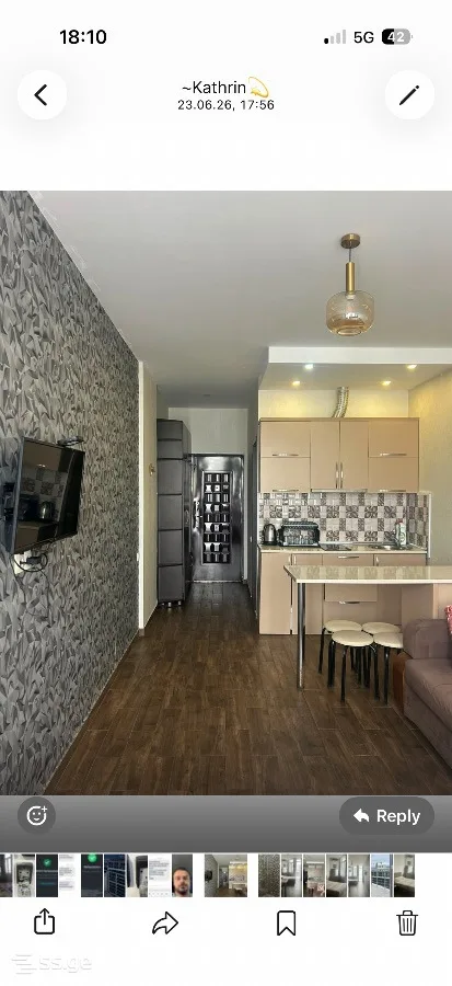 1 room Flat For Rent. Batumi · 1/7