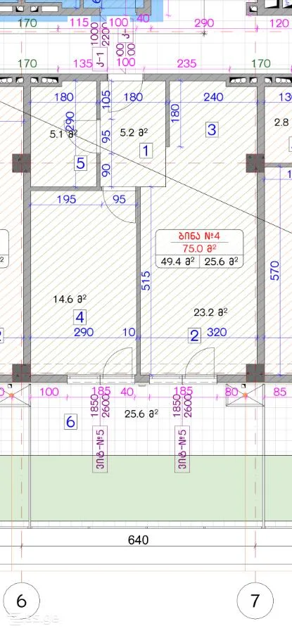 2 room Flat For Sale. Ortachala · 3/12