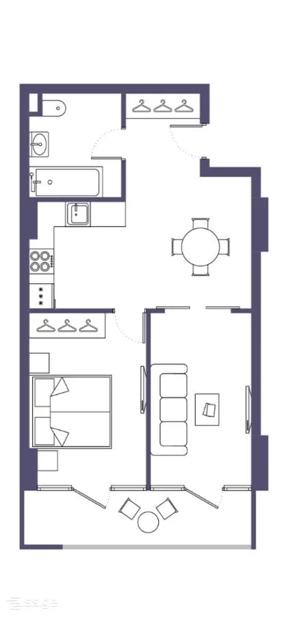 2 room Flat For Sale. Batumi · 2/12