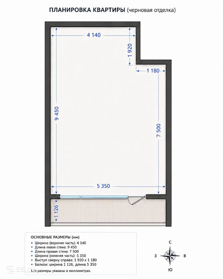 2 room Flat For Sale. Batumi · 3
