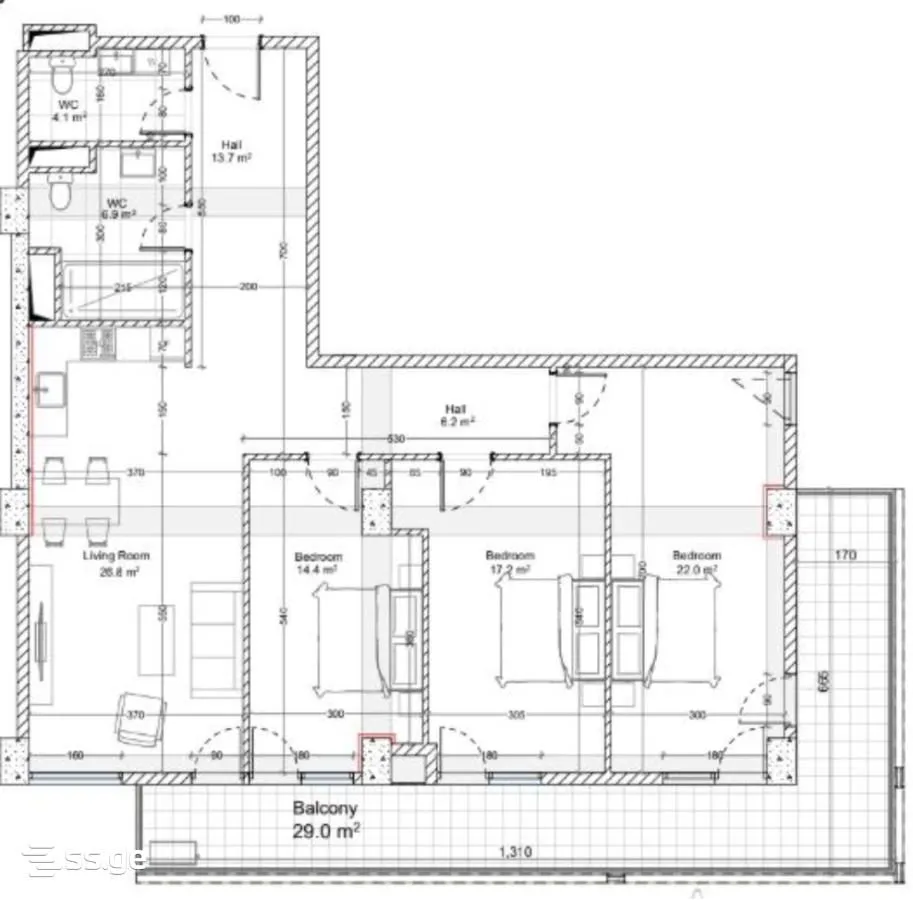 4 room Flat For Sale. Saburtalo · 10