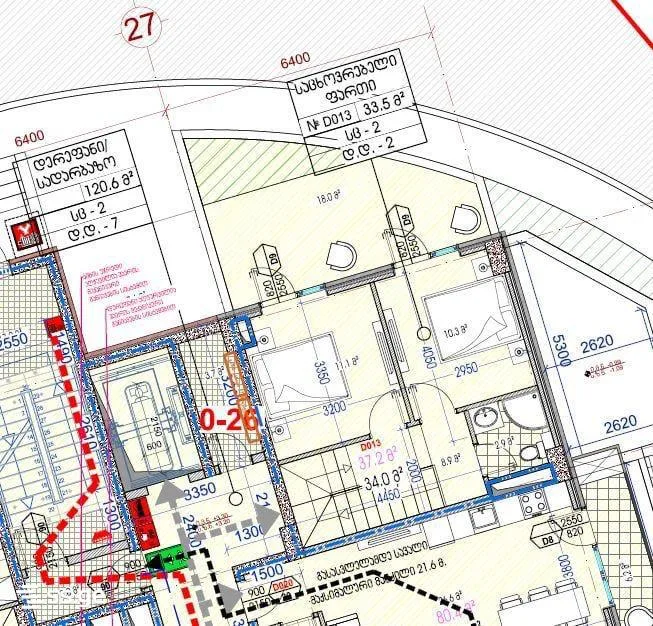 3 room Flat For Sale. Gldani · 4/5
