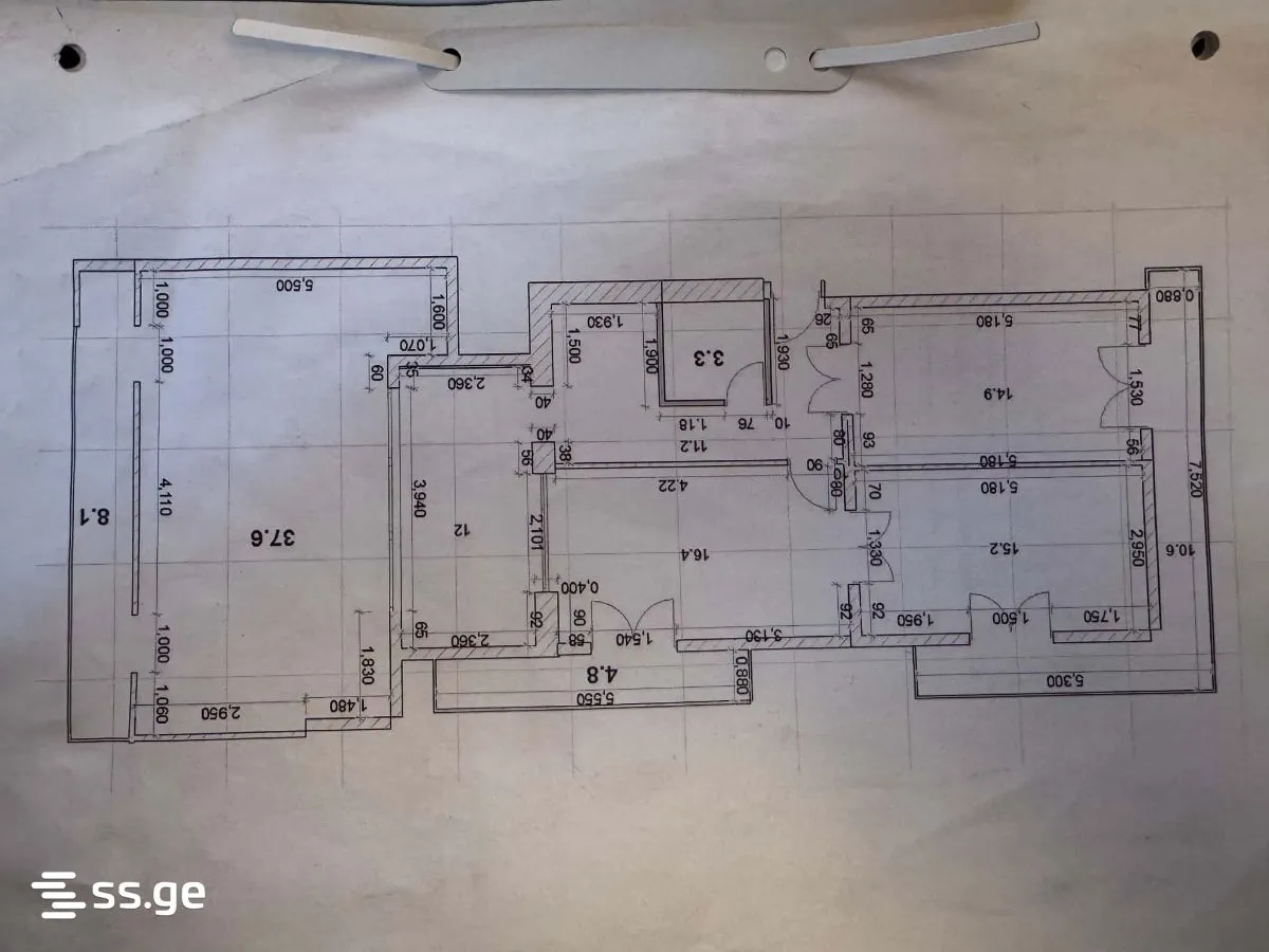 7 room Flat For Sale. Saburtalo · 10