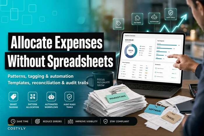 Allocate shared expenses without spreadsheets: patterns, tagging and automation for SMBs