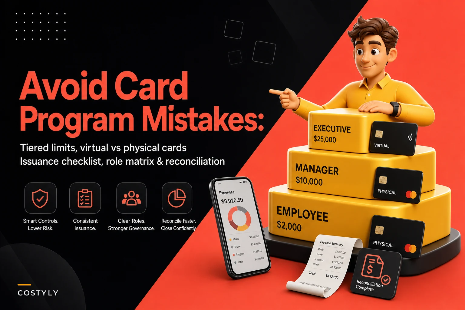 Avoid card program mistakes: tiered limits, virtual cards and manager delegation for small businesses