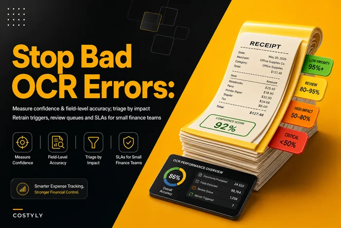 Don't let bad OCR ruin your books: a receipt triage and QA playbook