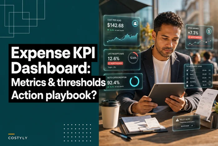 Expense KPI dashboard for managers: metrics, thresholds and an action playbook
