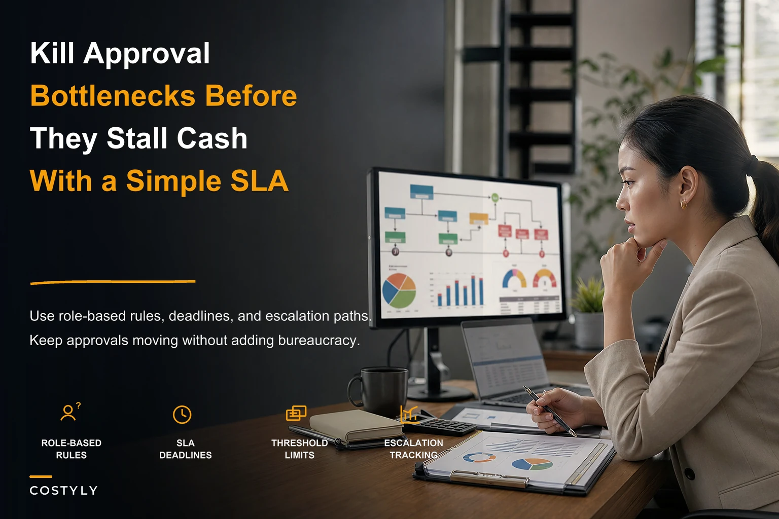 Stop approval bottlenecks: an approval matrix and SLA playbook for small finance teams