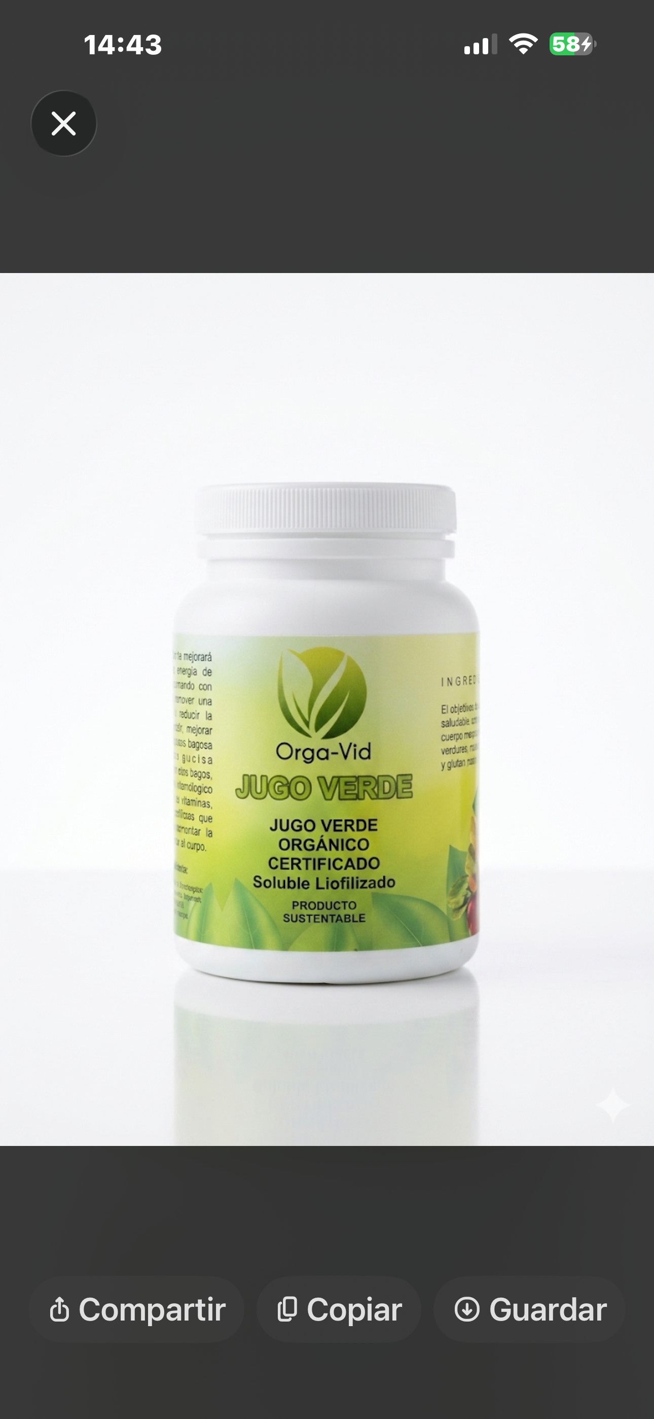 Imagen de Jugo verde