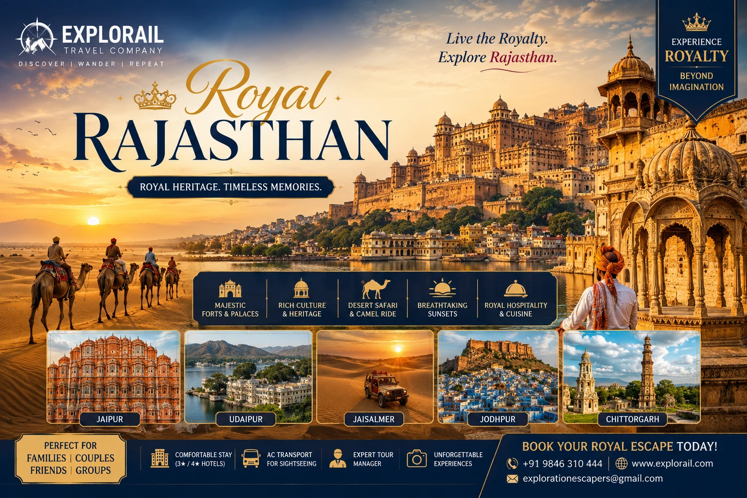 ROYAL RAJASTHAN : EXPERIENCE THE CULTURAL HERITAGE OF INDIA