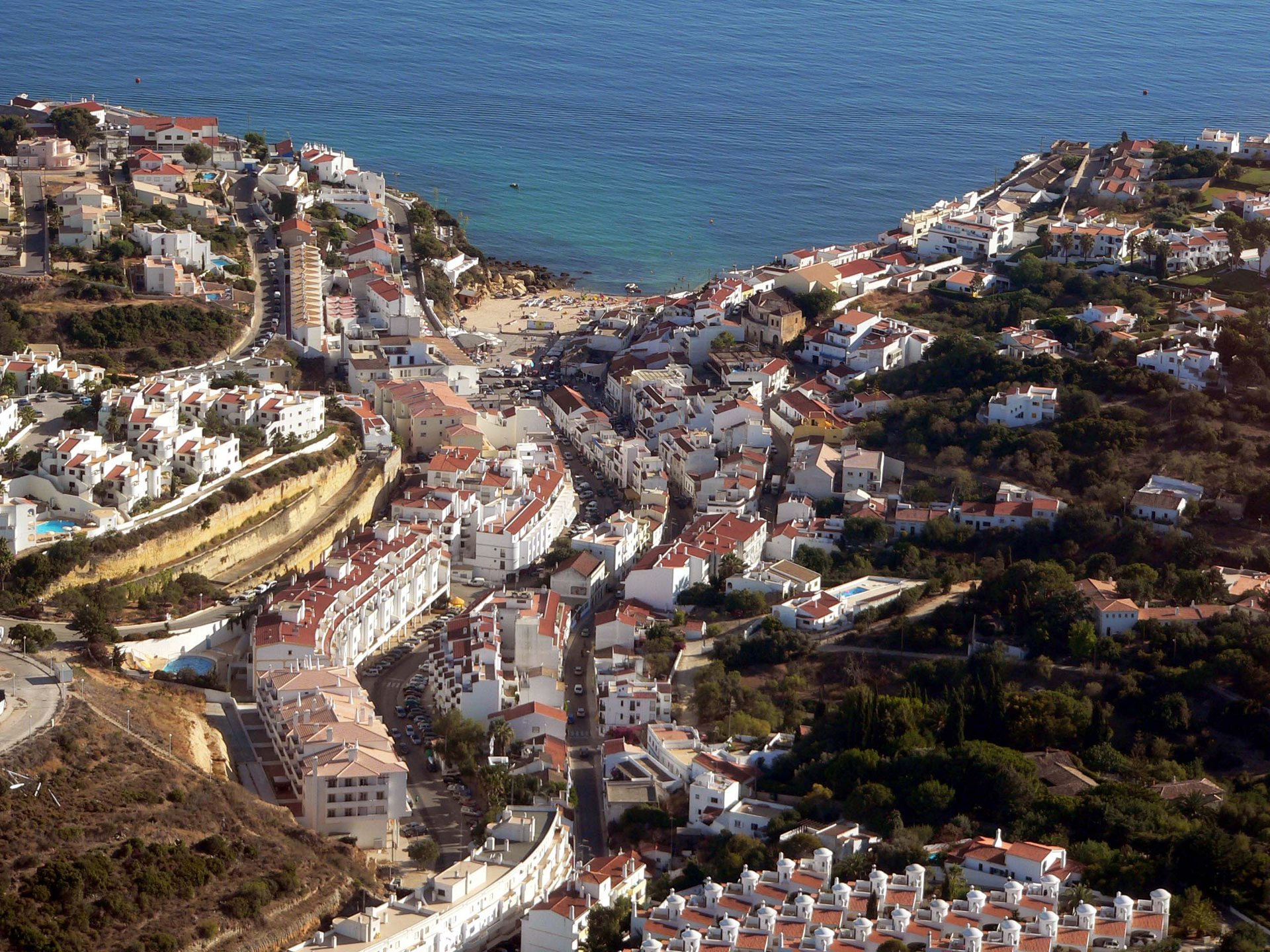 Praia do Carvoeiro, Lagoa