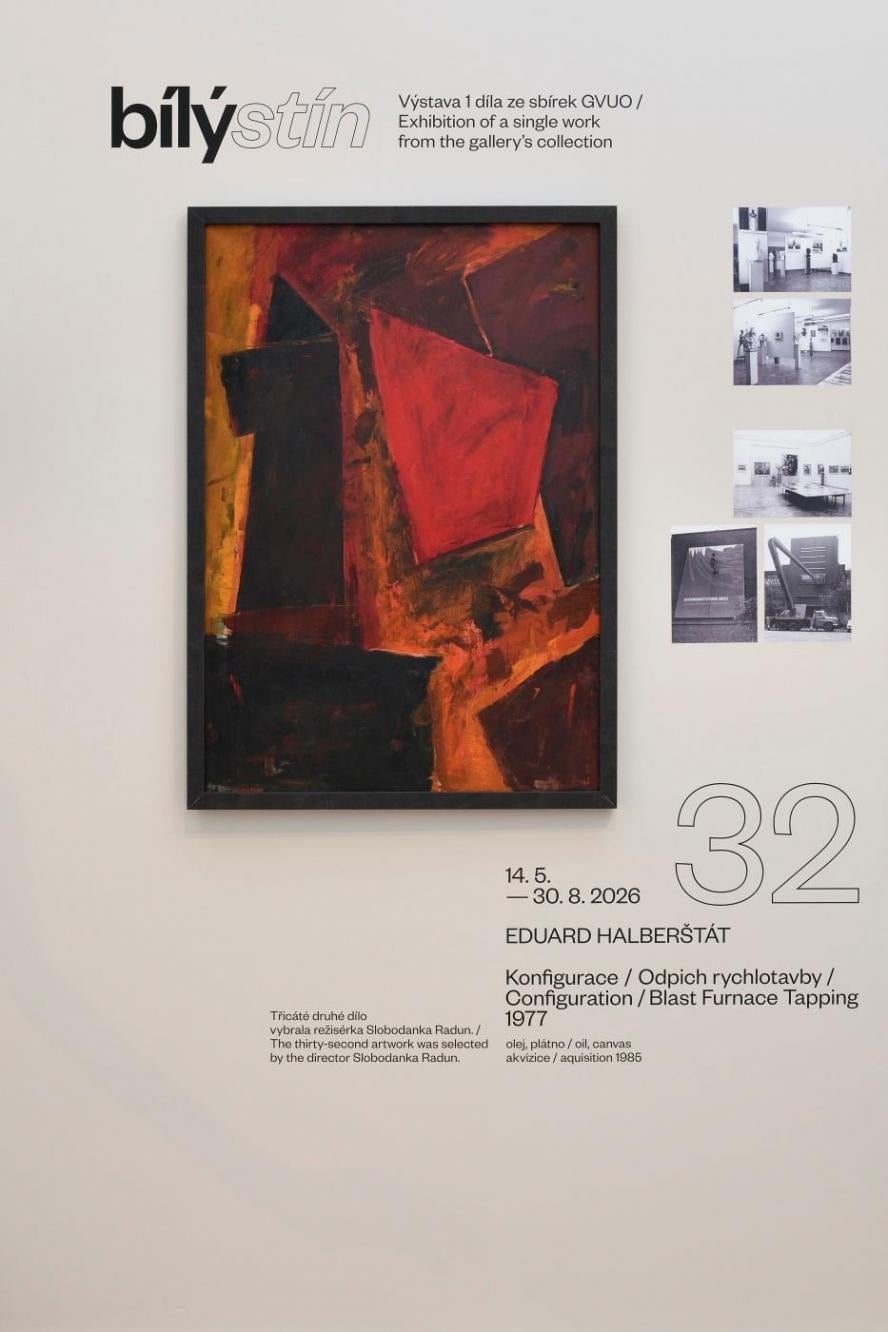 Eduard Halberštát / Configuration / Blast Furnace Tapping / Exhibition of a single work