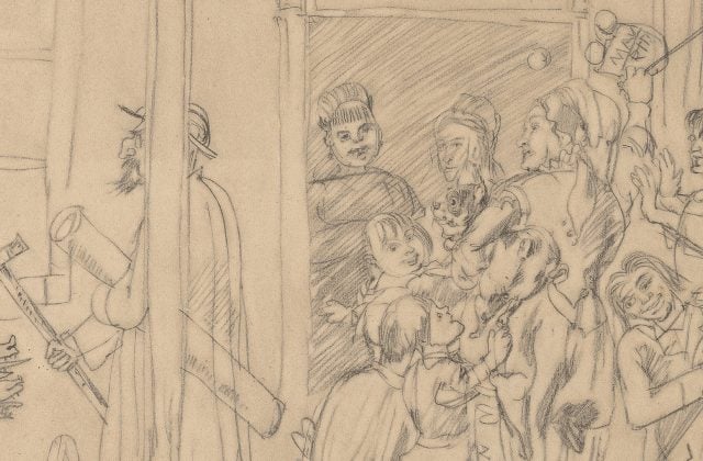 Satire and comics by Jan Matejko