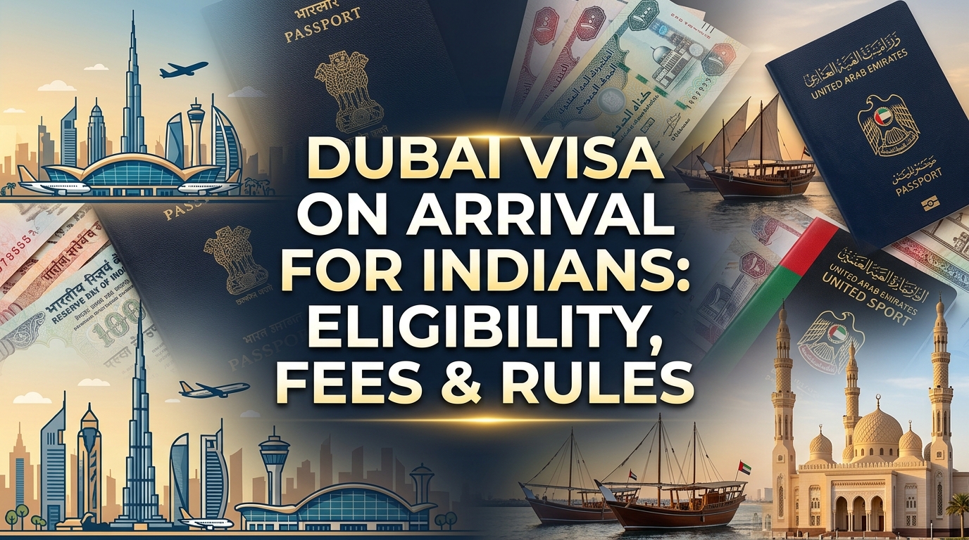 Dubai Visa on Arrival for Indians: Eligibility, Fees & Rules