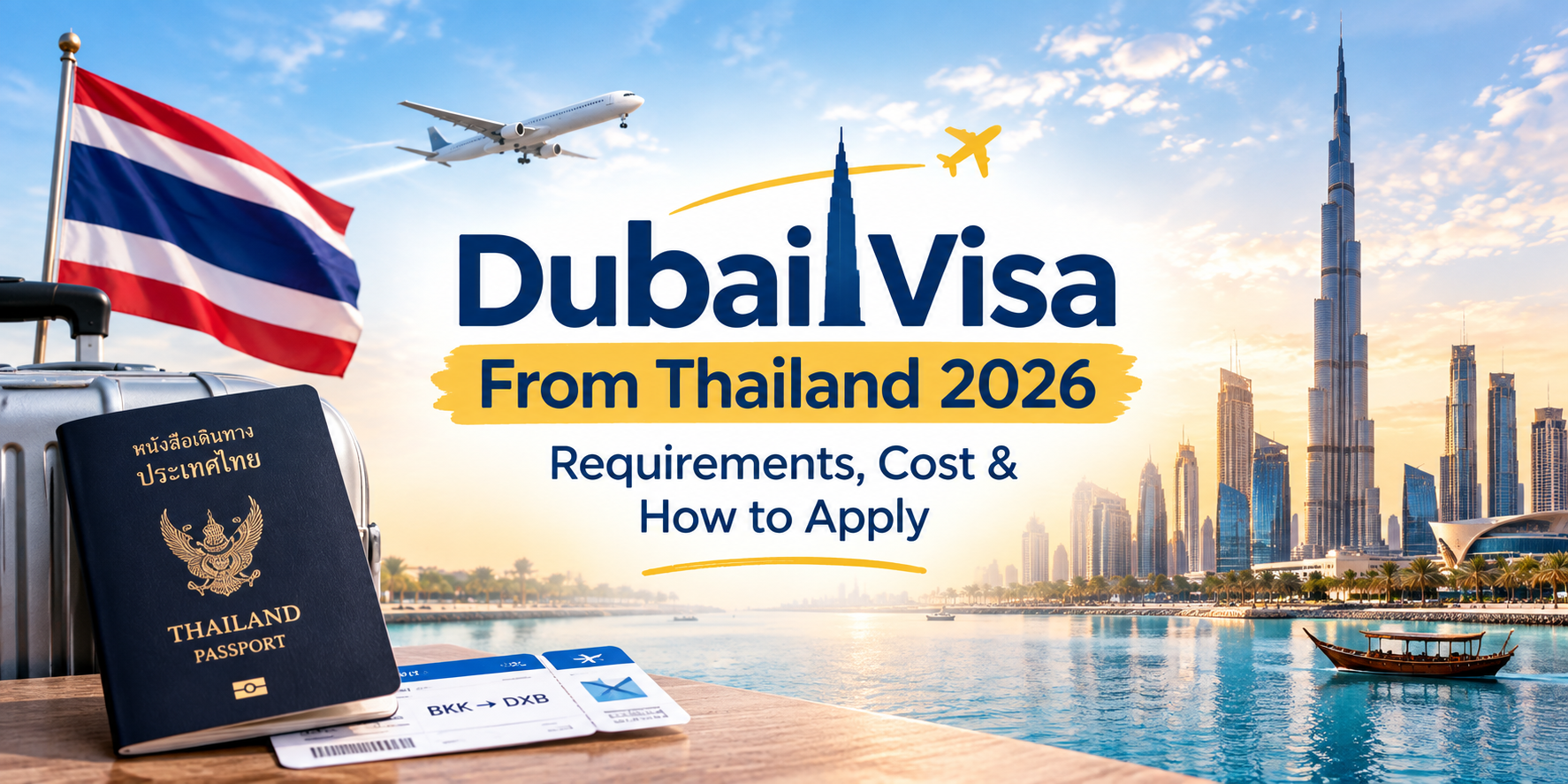 Dubai Visa From Thailand 2026 | Requirements, Cost & How to Apply