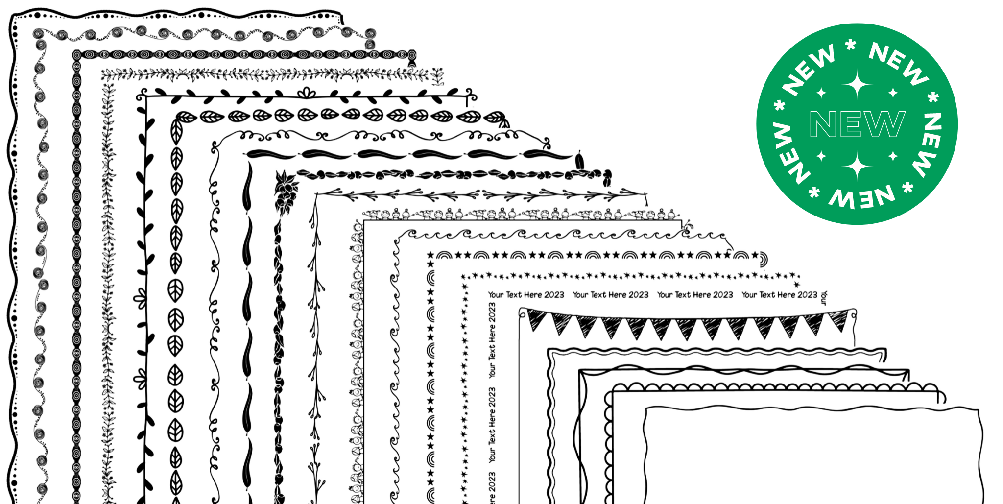 Expressions tea towel fundraiser borders for unique and creative school fundraisers.
