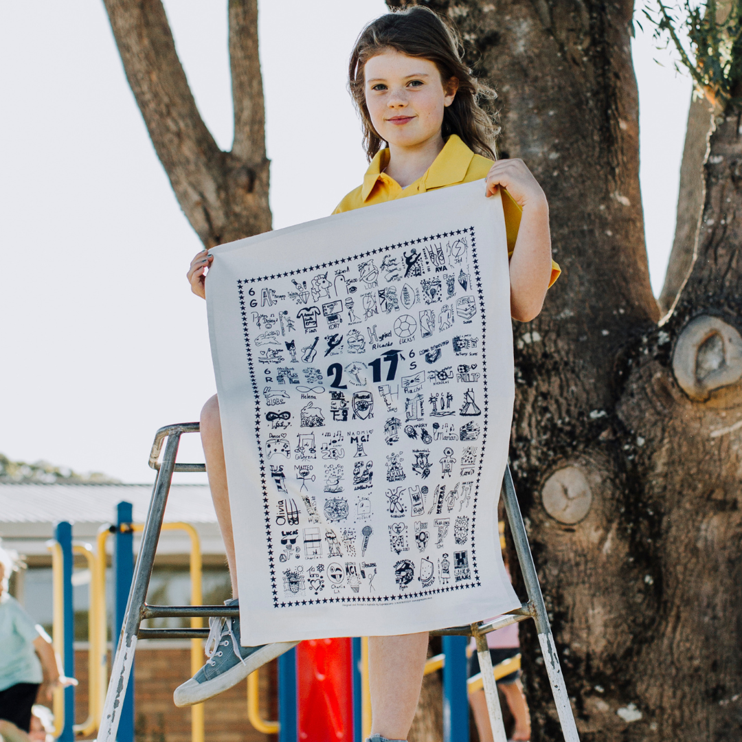 Year 5 Tea Towel